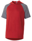 Unisex Dry-Excel Echo Short-Sleeve Hooded T-Shirt