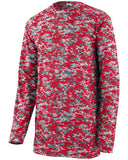 Youth Digi Camo Wicking Long-Sleeve T-Shirt