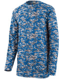 Youth Digi Camo Wicking Long-Sleeve T-Shirt