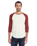 Unisex Triblend 3/4-Sleeve Raglan