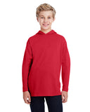 Youth Long-Sleeve Hooded T-Shirt