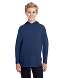 Youth Long-Sleeve Hooded T-Shirt