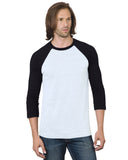 Unisex 4.2 oz., Triblend 3/4-Sleeve Raglan T-Shirt