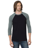 Unisex 4.2 oz., Triblend 3/4-Sleeve Raglan T-Shirt