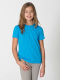 Youth Poly-Cotton Short-Sleeve Crewneck