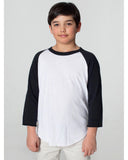 Youth Poly-Cotton 3/4-Sleeve T-Shirt