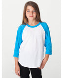 Youth Poly-Cotton 3/4-Sleeve T-Shirt