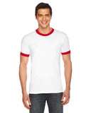 UNISEX Poly-Cotton Short-Sleeve Ringer T-Shirt