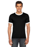 UNISEX Poly-Cotton Short-Sleeve Ringer T-Shirt