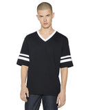 Unisex Poly-Cotton V-Neck Football T-Shirt