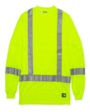 Men's Tall Hi-Vis Class 3 Performance Long Sleeve T-Shirt