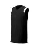 Youth Moisture Management V Neck Muscle Shirt