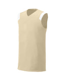 Youth Moisture Management V Neck Muscle Shirt