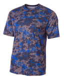 Youth Camo Performance Crew T-Shirt