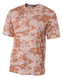 Youth Camo Performance Crew T-Shirt