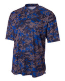 Youth Camo 2-Button Henley Shirt