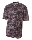Youth Camo 2-Button Henley Shirt