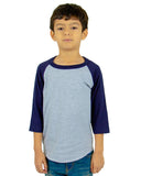 Youth 6 oz., 3/4-Sleeve Raglan