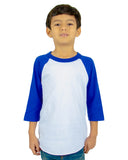 Youth 6 oz., 3/4-Sleeve Raglan