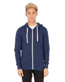 Unisex 7.8 oz. Tri-Blend Full-Zip Hoodie T-Shirt