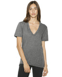 Unisex Tri-Blend Short-Sleeve Deep V-Neck T-Shirt